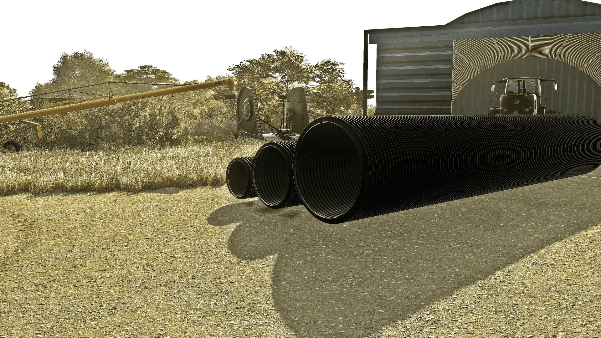 Neat Distribution Corragated Culvert Set
