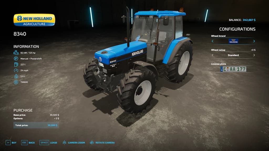 New Holland 8340 Rust Edition