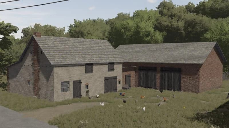 OLD BUILDING WITH A CHICKEN COOP