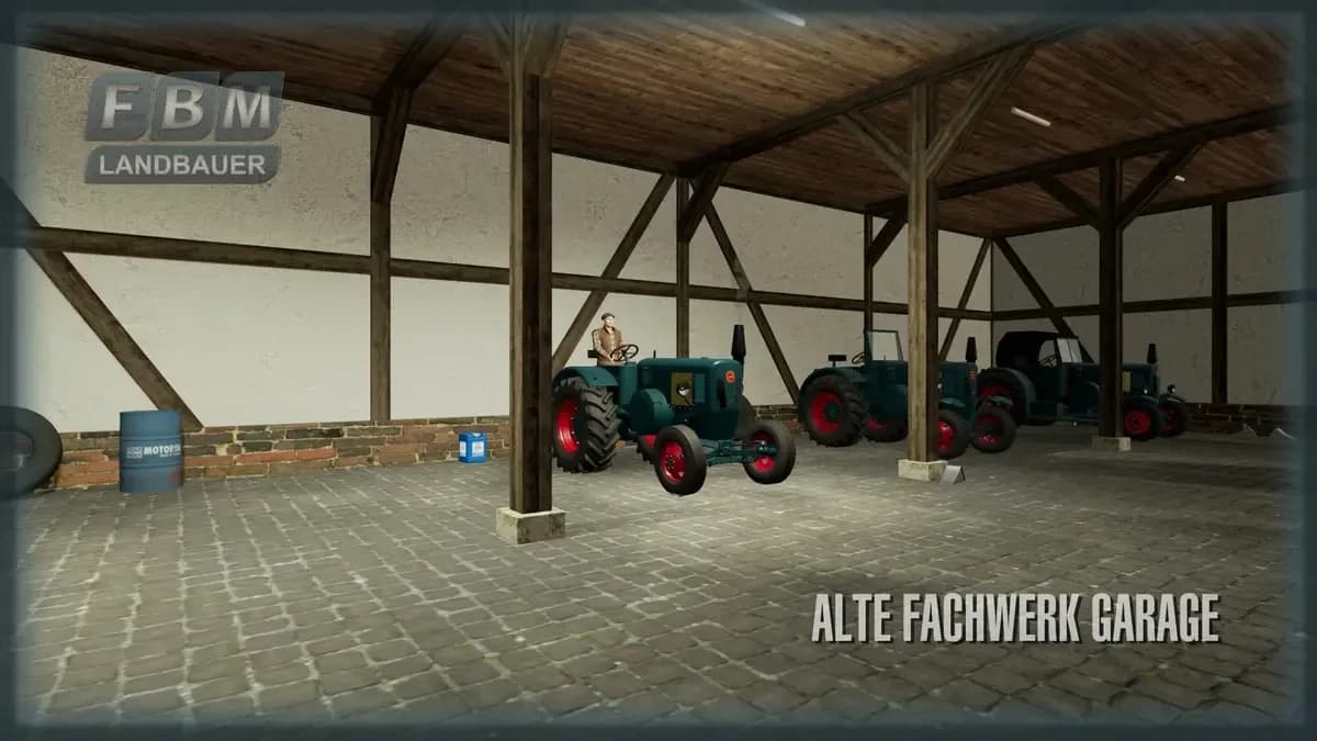 OLD HALF TIMBERED GARAGE