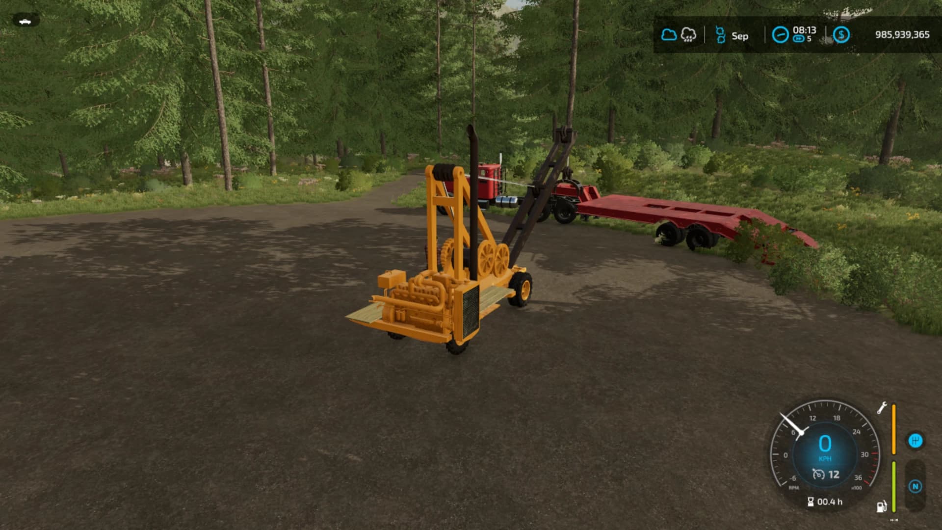 OLD LOGGING CRANE