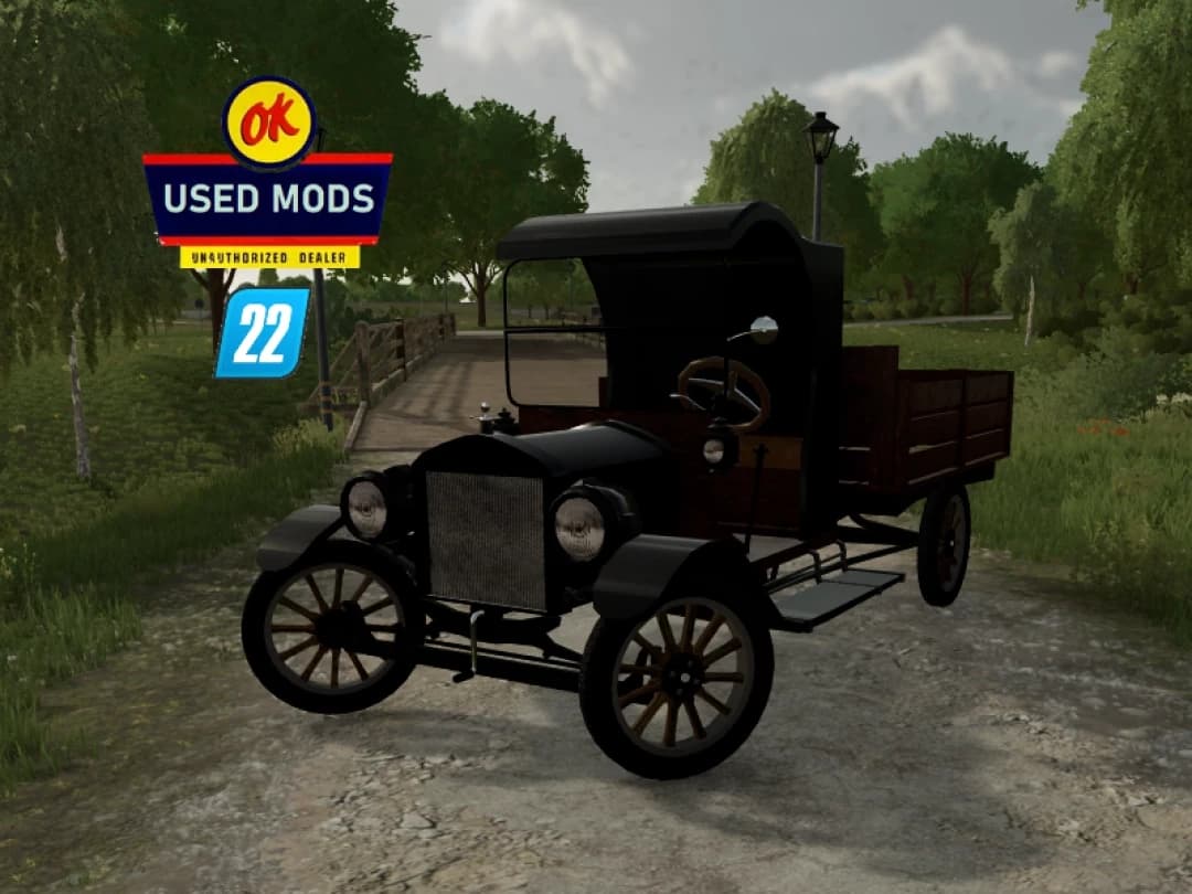 OLD TRUCK MODEL T FLAT BED