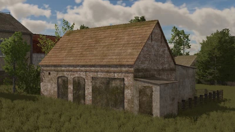 Old Polish Henhouse with Garage