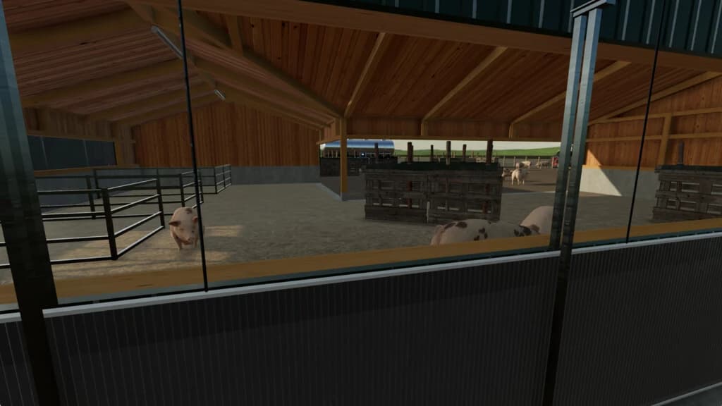 PIGSTY WITH MANURE