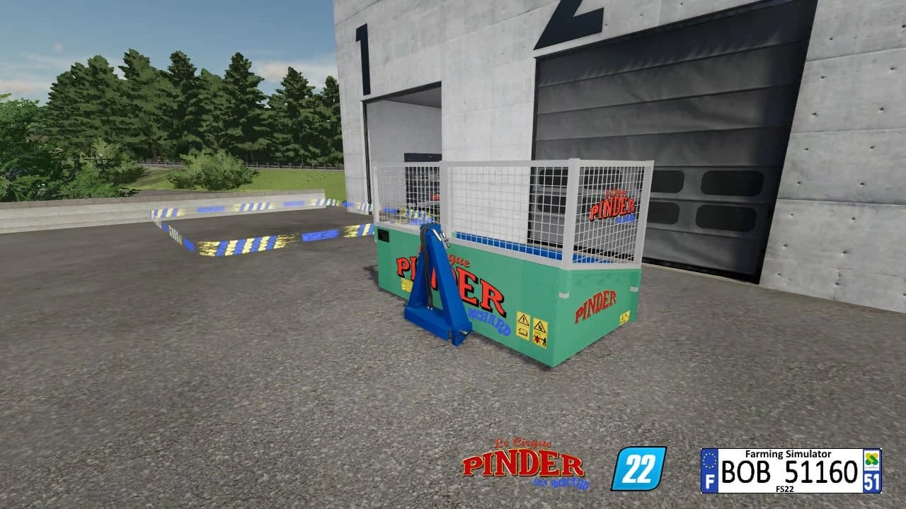PINDER 3 POINT TRAILER