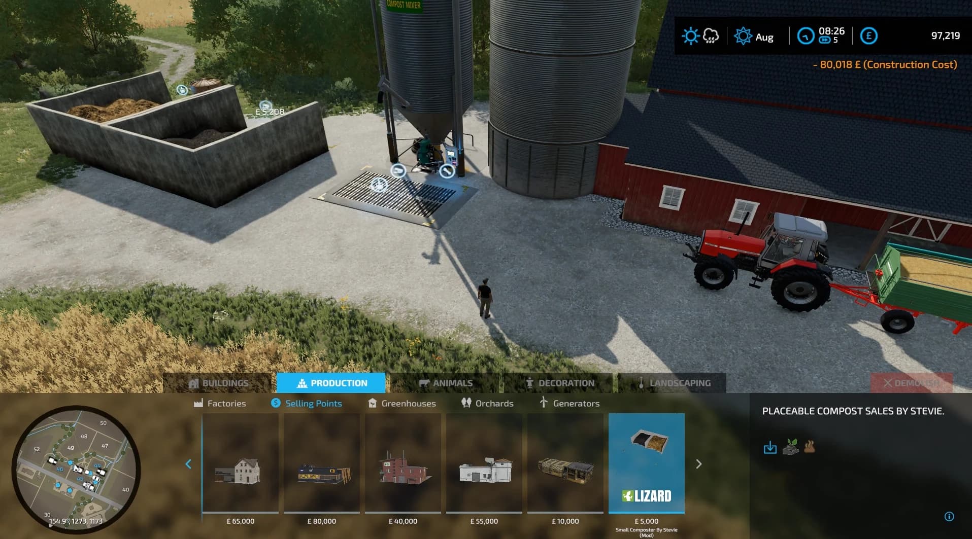 PLACEABLE SMALL COMPOSTER BY STEVIE