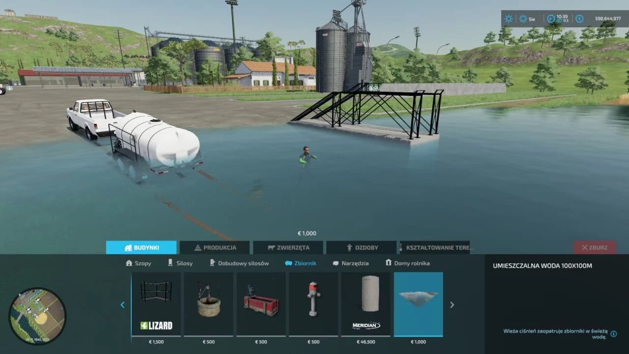 PLACEABLE WATER 100X100M WITH FREE WATERTRIGGER