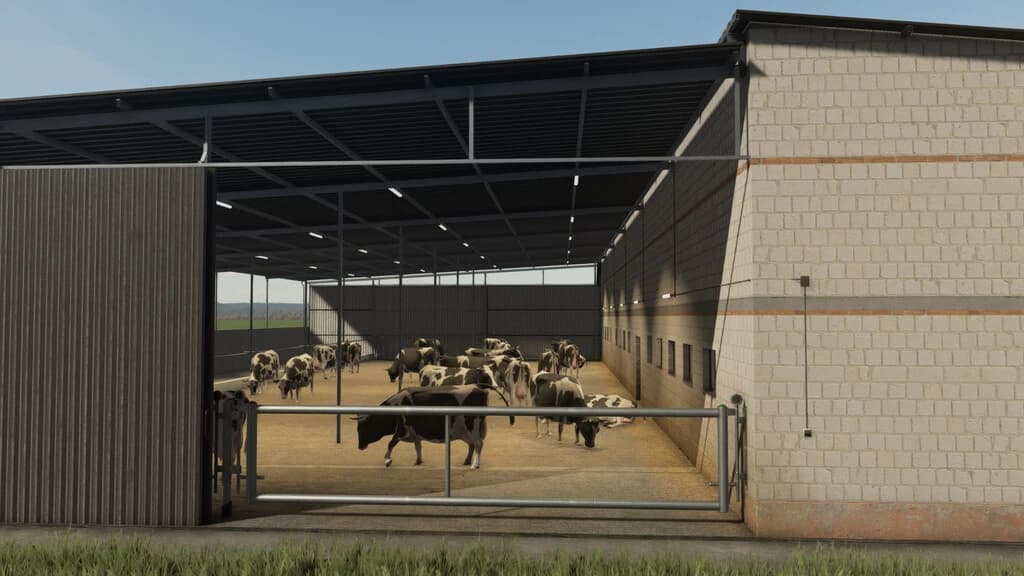 POLISH BUILDING WITH COWS