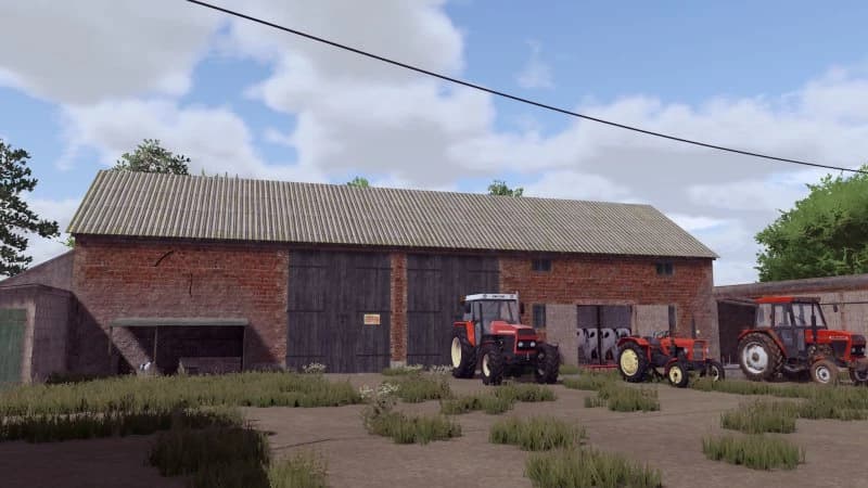 POLISH BUILDING WITH COWS