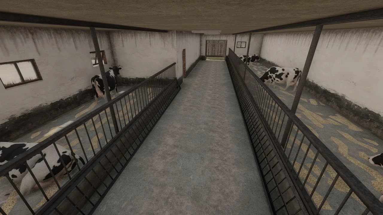 POLISH BUILDING WITH COWS