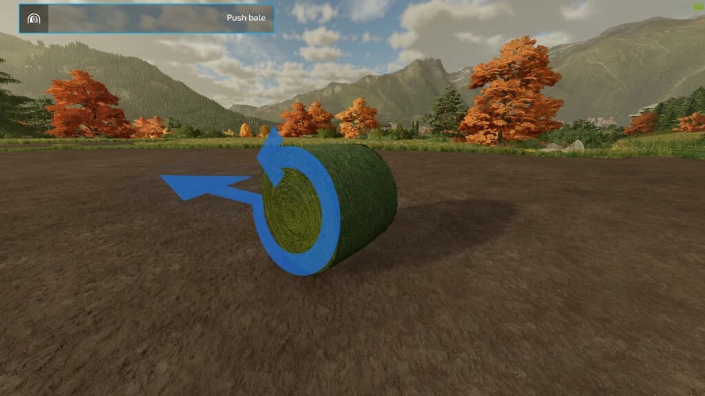 PUSH ROUND BALES