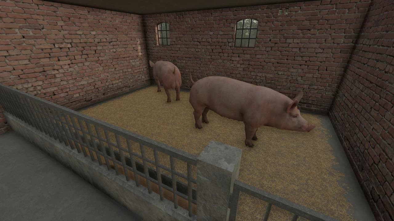 Post German Pigsty And Cows Barn Pack