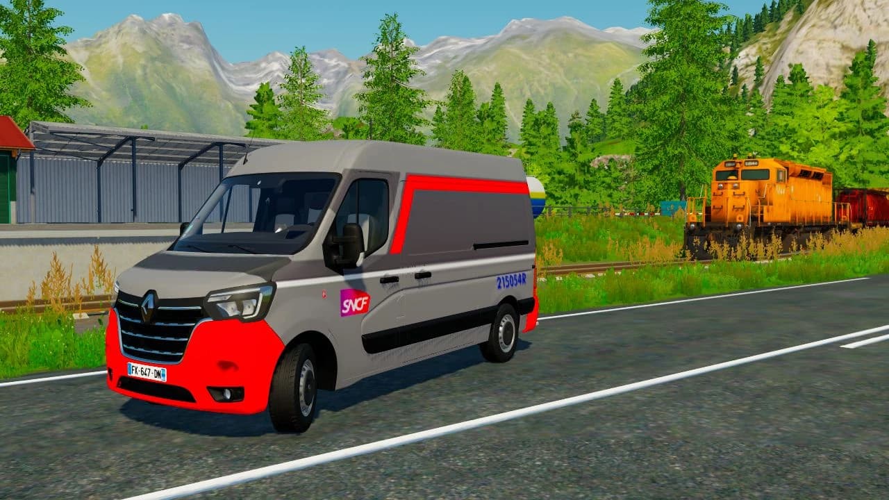 RENAULT MASTER SNCF MULTISERVICE LIVERY