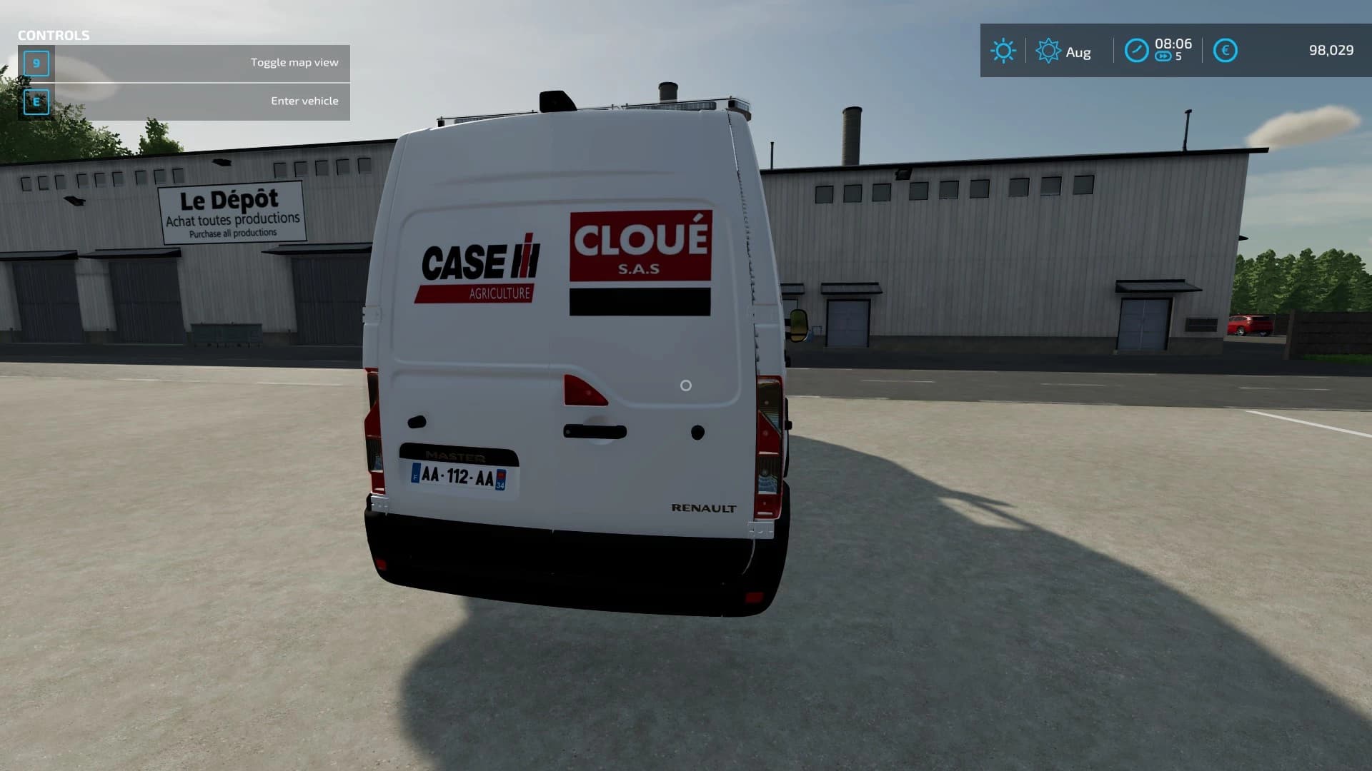 RENAULT MASTER (CASE LH CLOUE)