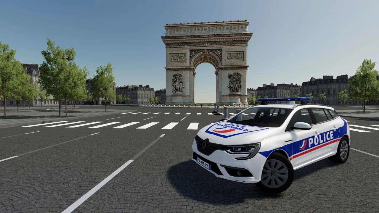 RENAULT MEGANE ESTATE 2020 POLICE NATIONALE CRS