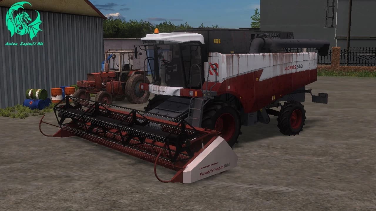 ROSTSELMASH AKROS 560 RDŻA CZERWONY