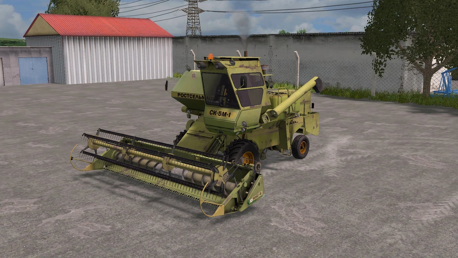 ROSTSELMASH SK 5 NIVA EFFECT OLD GREEN