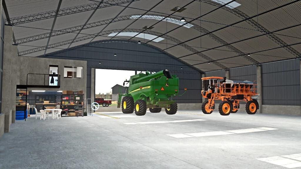SHED WITH WORKSHOP AND OFFICE