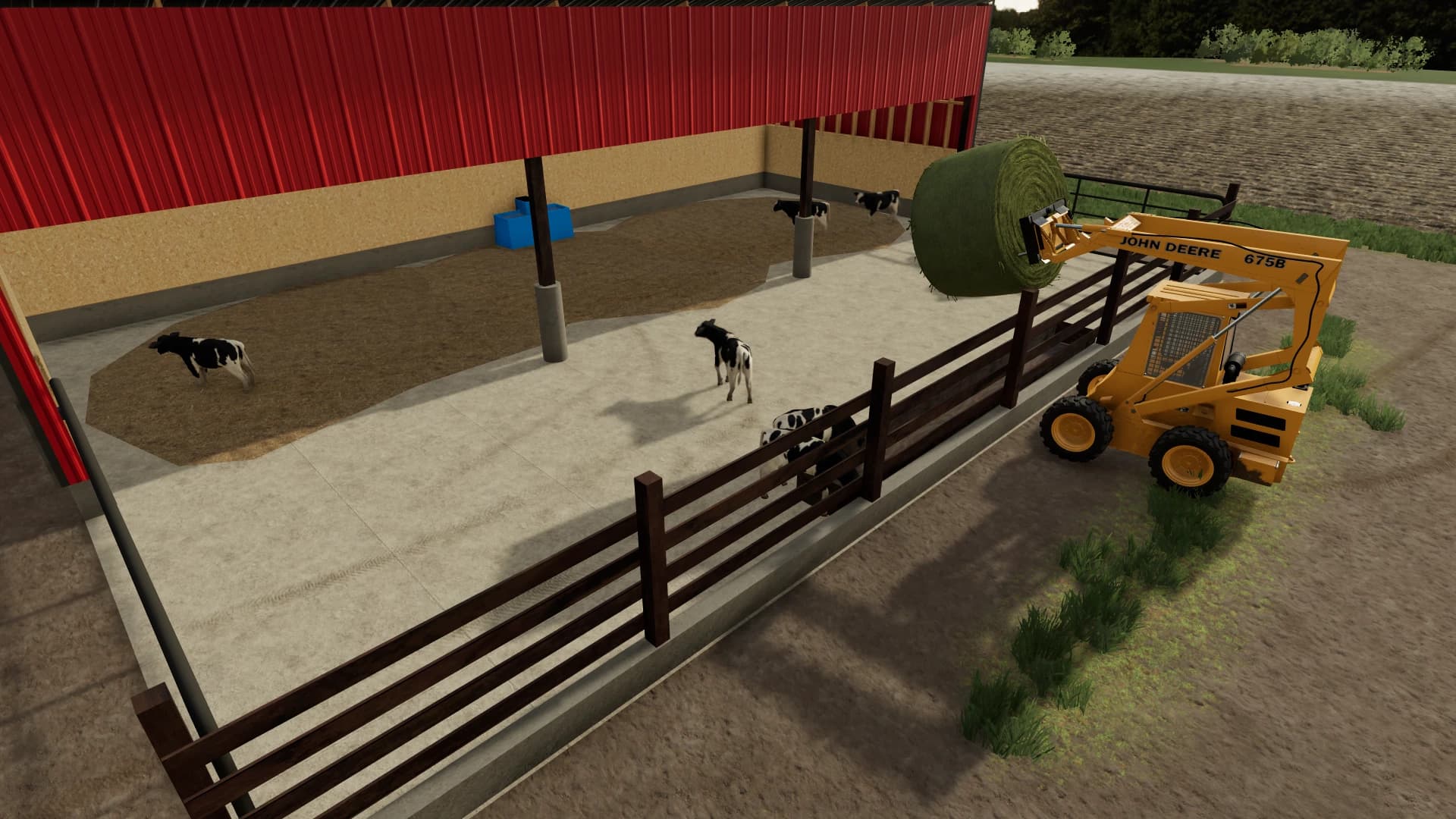 SMALL CALF BARN