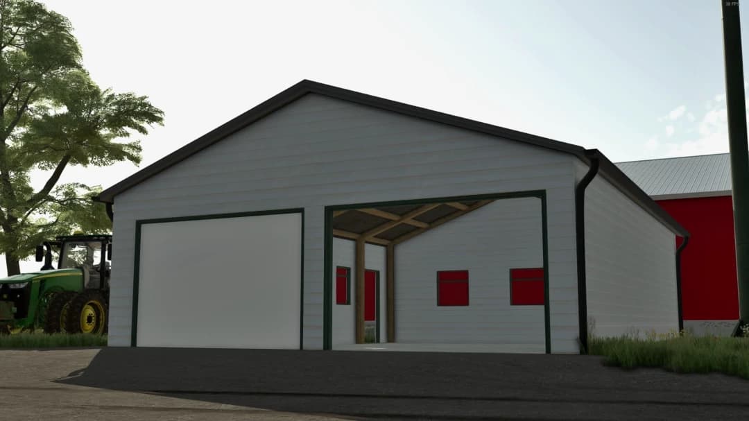 SMALL WHITE GARAGE