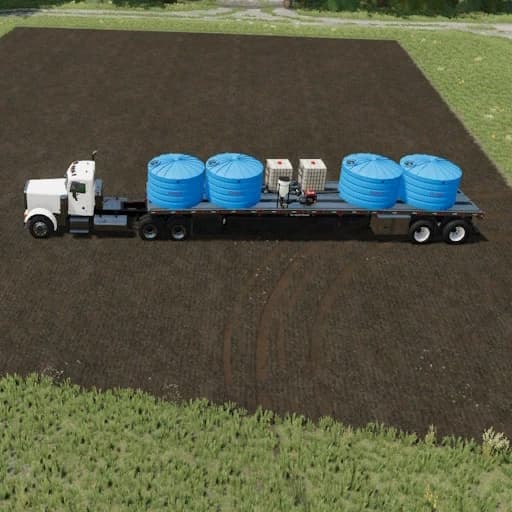 SPRAYER TENDER TRAILER - 4 SMALL
