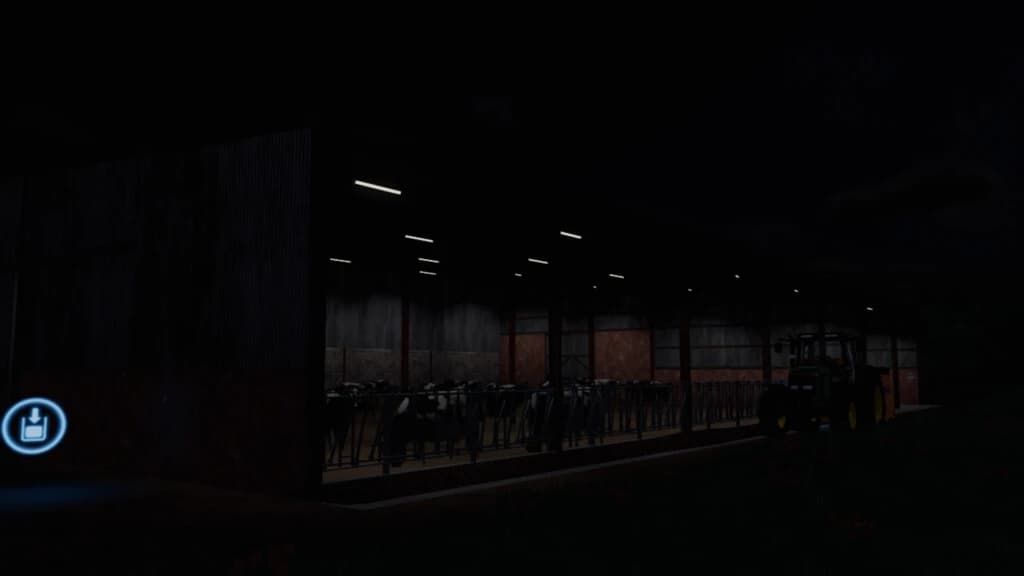 STABULATION A VACHES A VIANDE AVEC HANGAR DE STOCKAGE