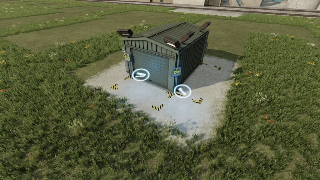 STORAGE SHED FOR PRODUCTS ON PALLET