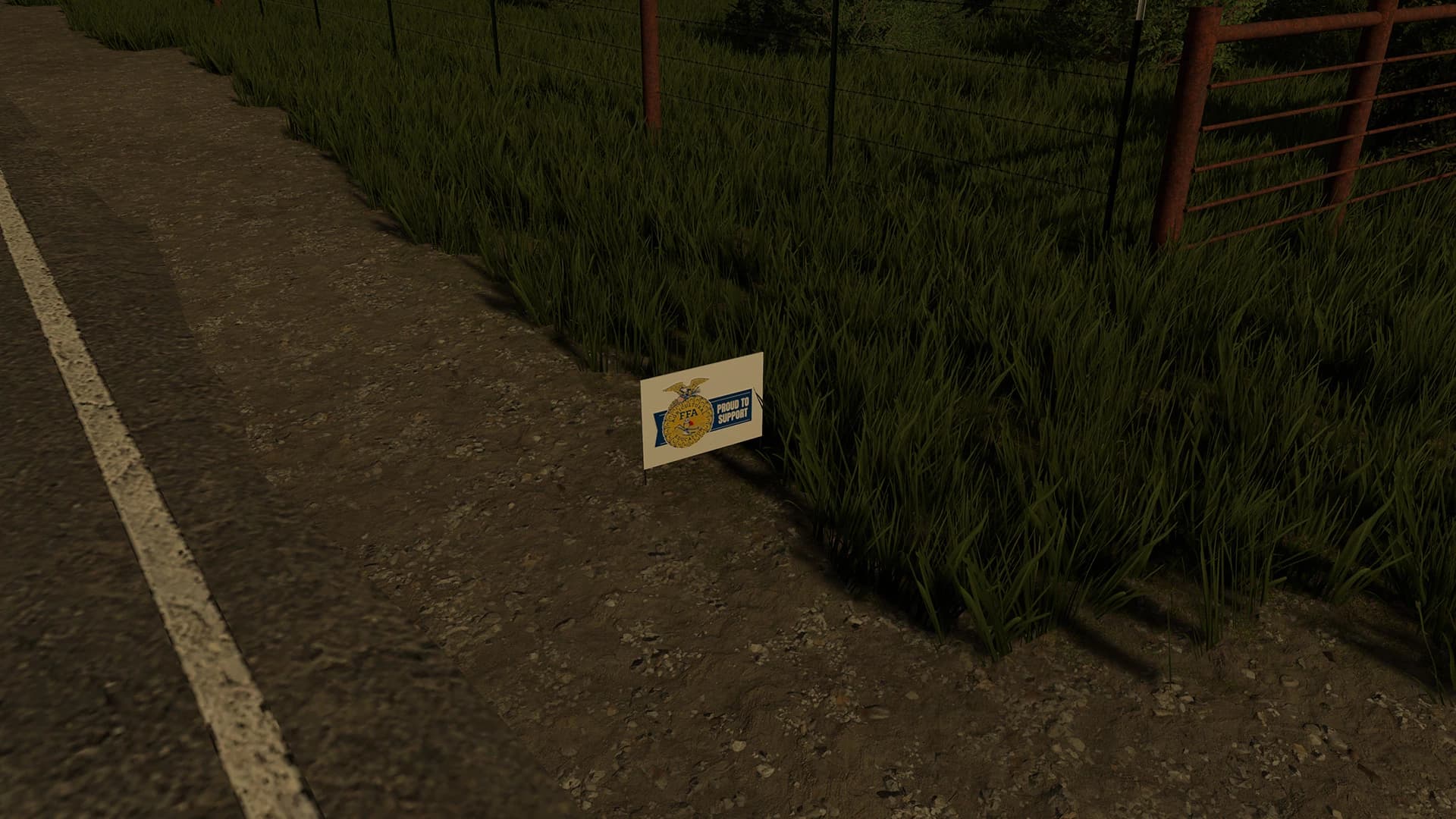 SUPPORT FFA SIGN