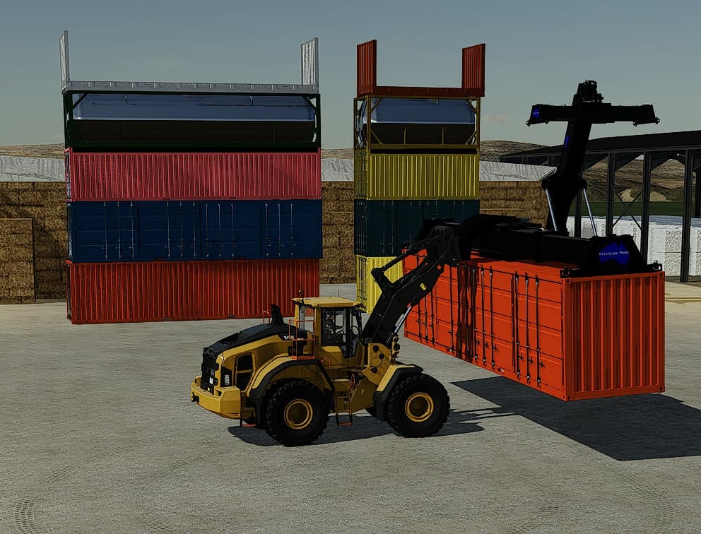 Shipping Container Traverse for Wheel Loaders