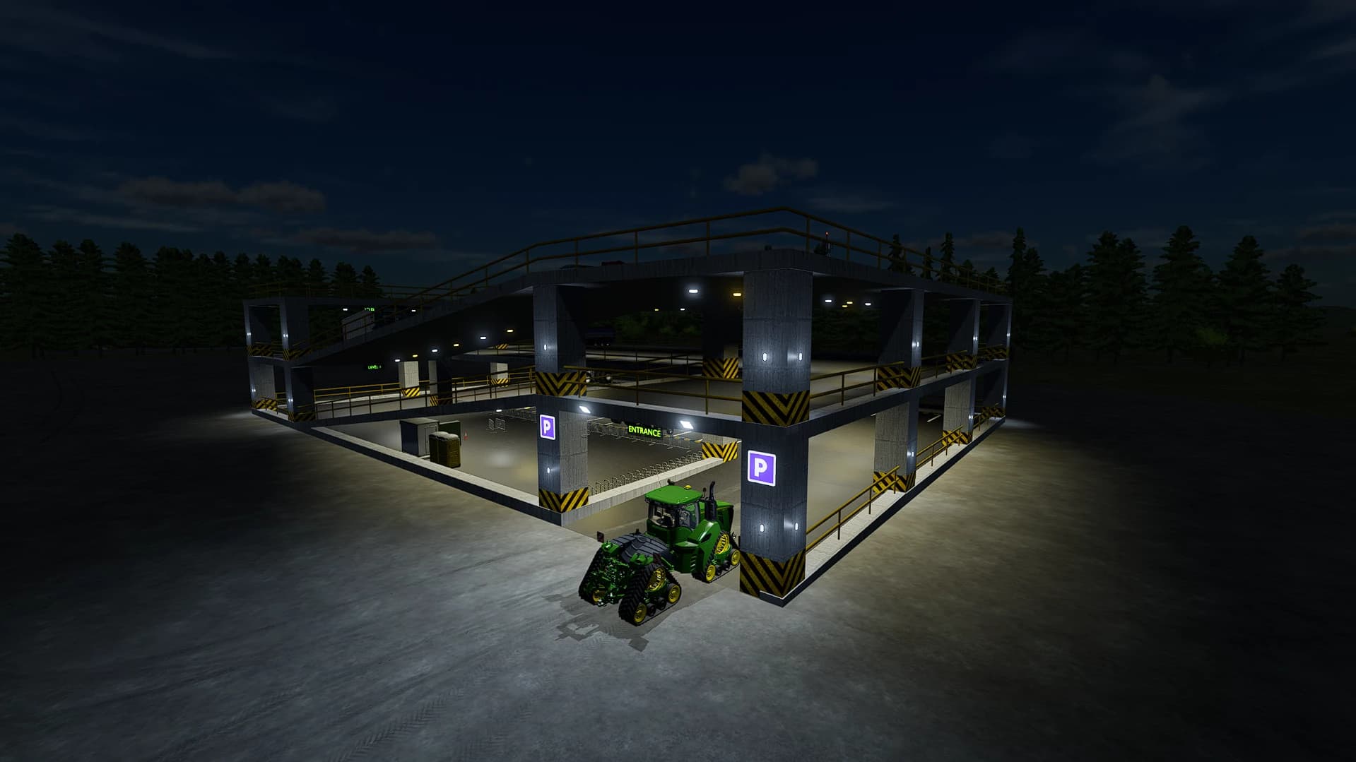 THREE-LEVEL PARKING