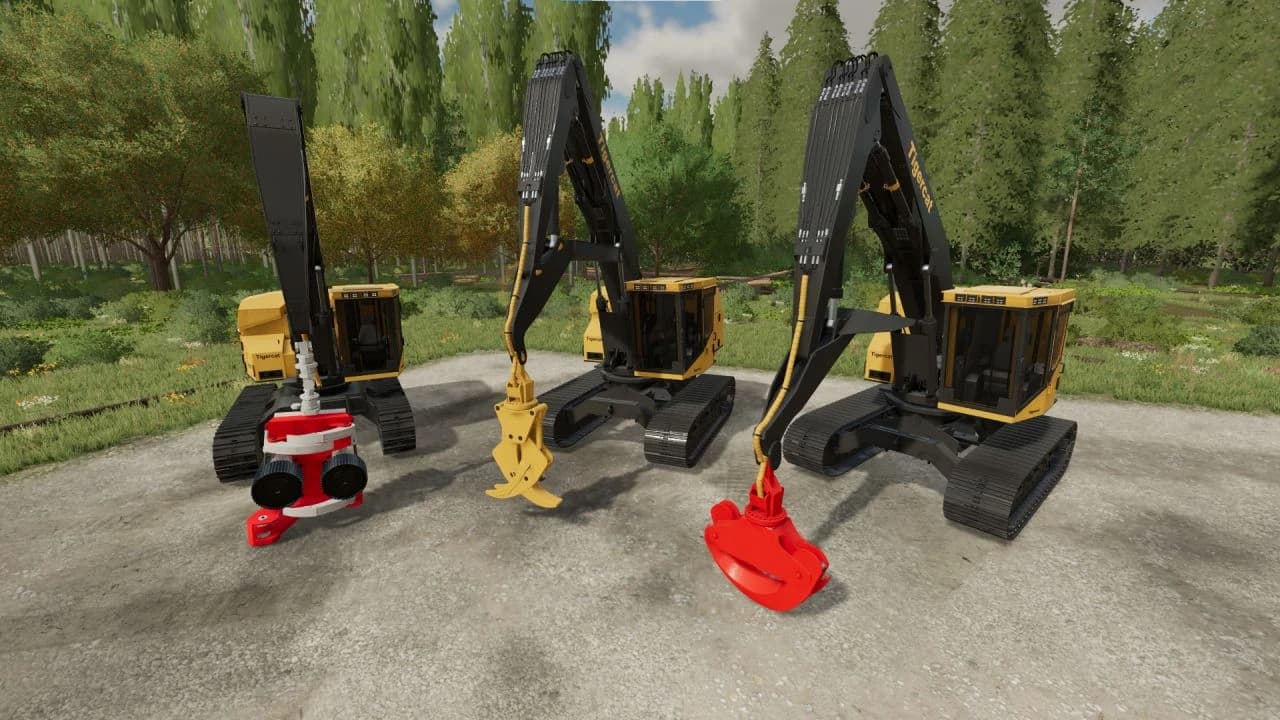 TIGERCAT 855 PROCESSOR AND LOADERS