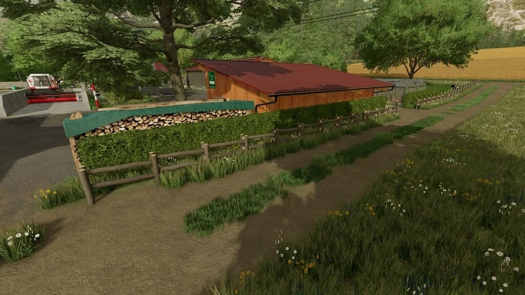 TREE TRUNK FENCES
