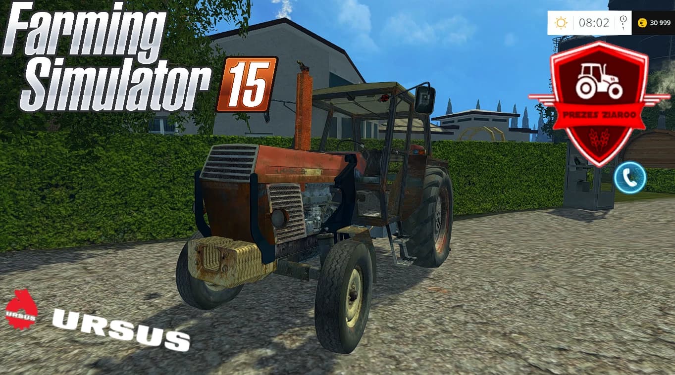 URSUS C 385 2WD RDŻA PGR PREZESZIAROO