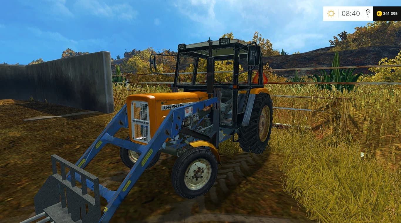 URSUS C 4011 2WD OLD NAGLAK GOLD CAB FL
