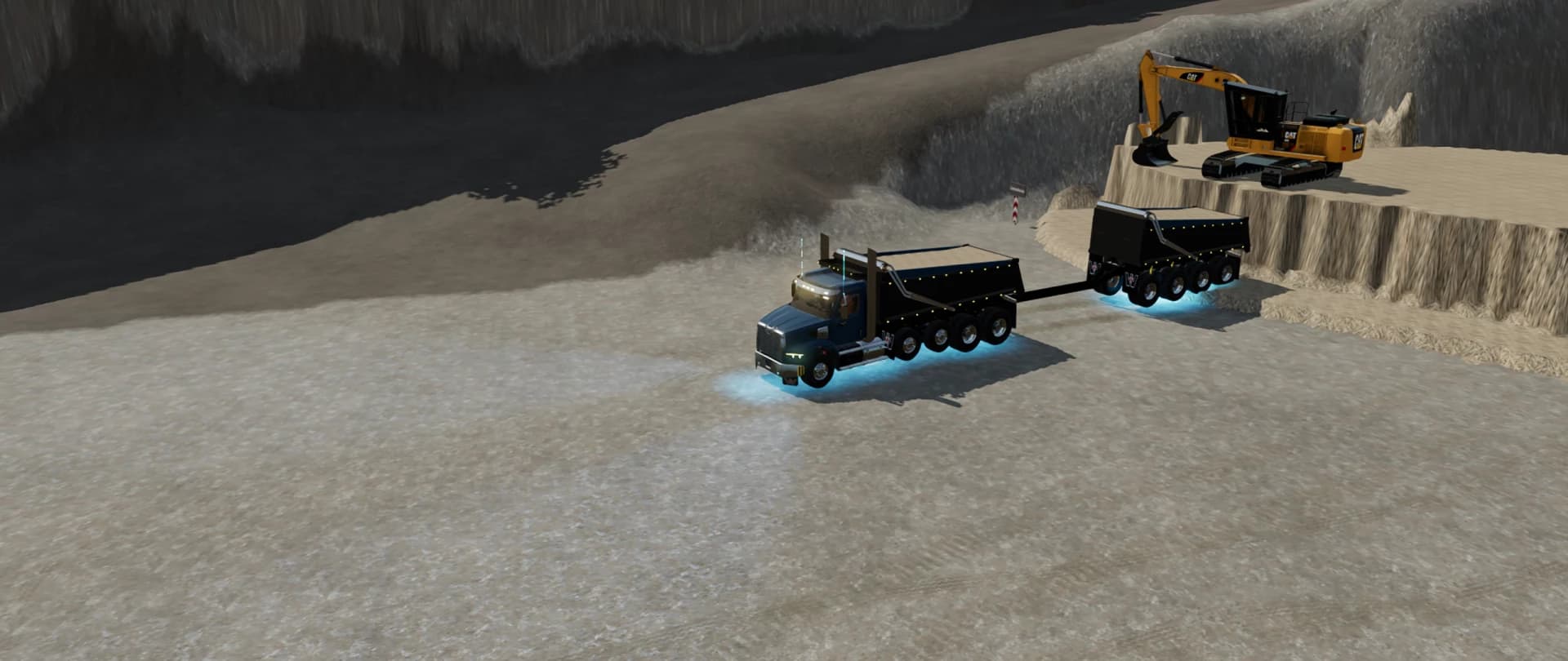 WESTERN STAR 49X DUMP TRUCK WITH PUP