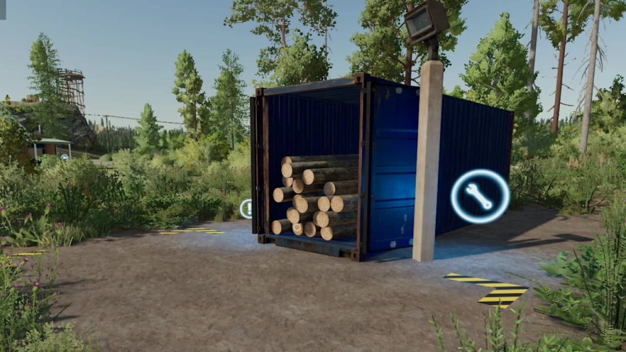 WOOD SHIPPING CONTAINER