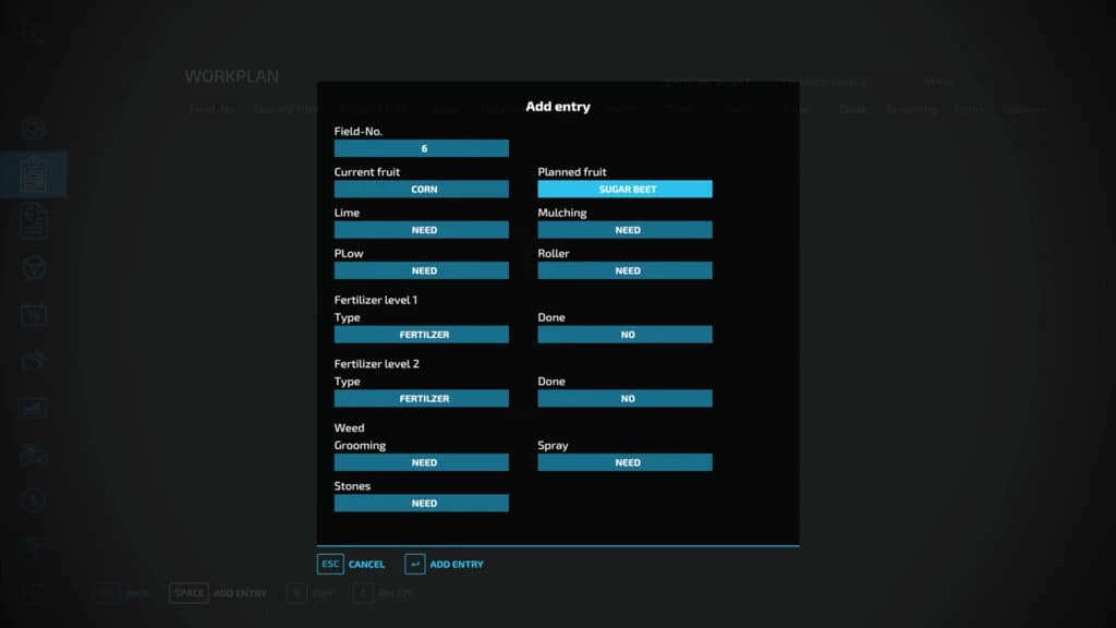 WORKPLAN