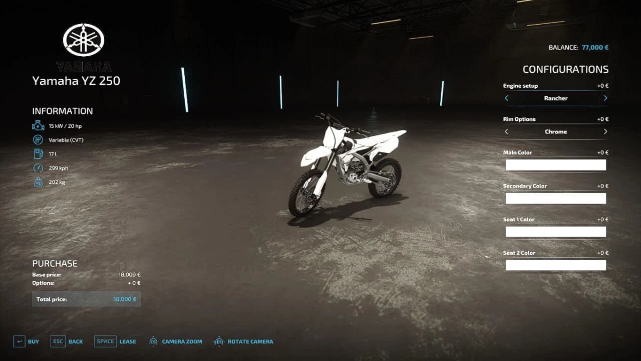YAMAHA YZ250