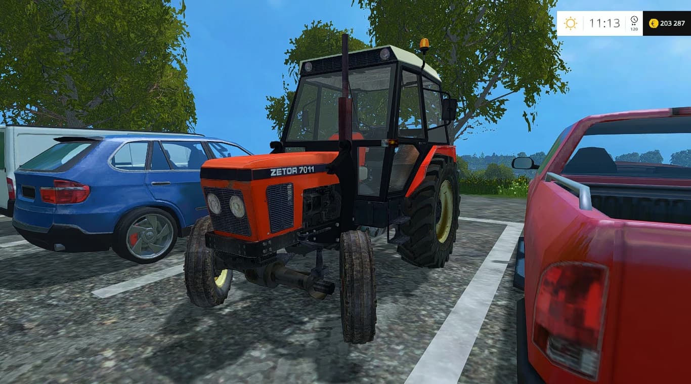ZETOR 7011 2WD OLD RED FL