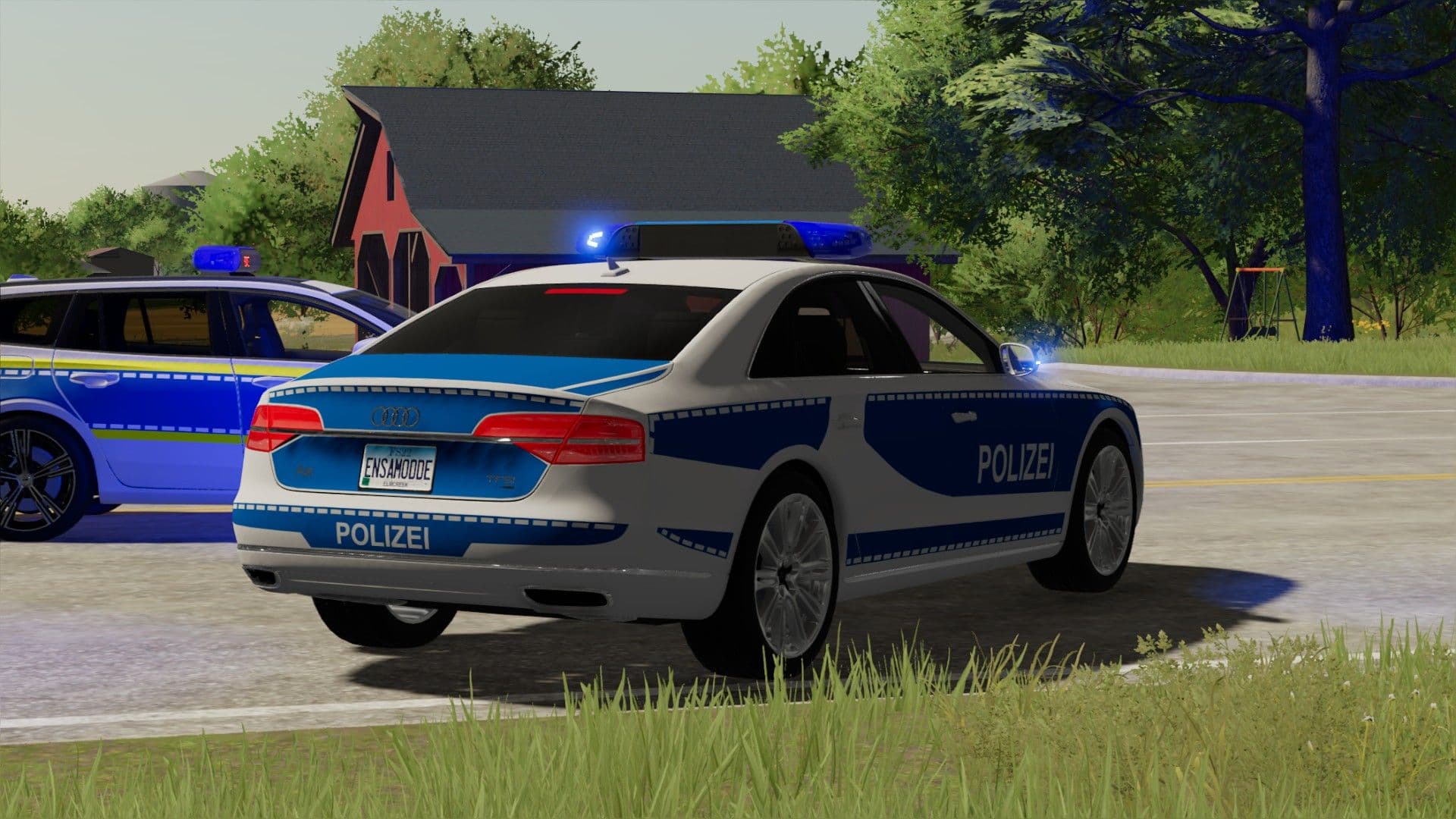 Audi A8 D4 2015 police support vehicle