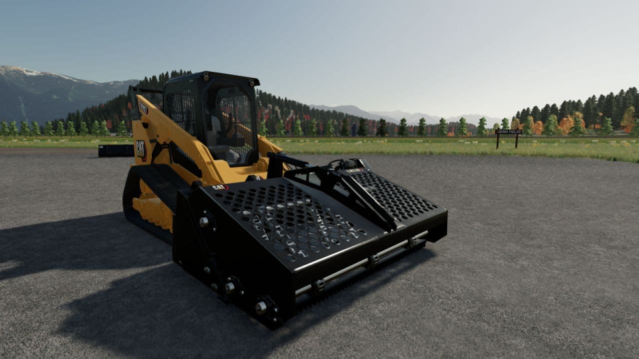 CAT LR119 Landscape Rake Logo Swap