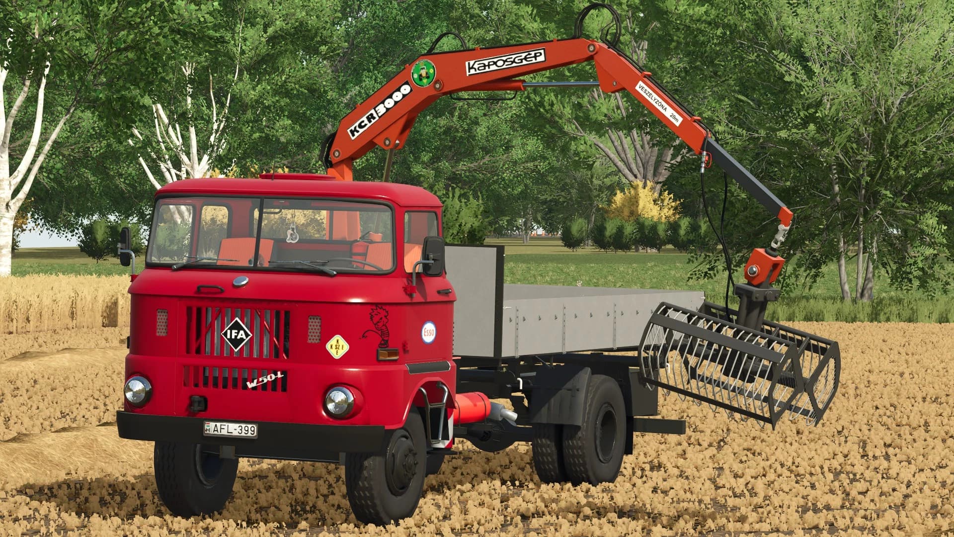 IFA W50 Loader Truck with Crane