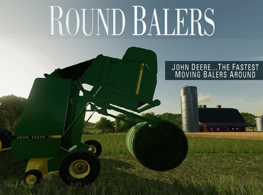 John Deere 400 and 500 Series Round Balers
