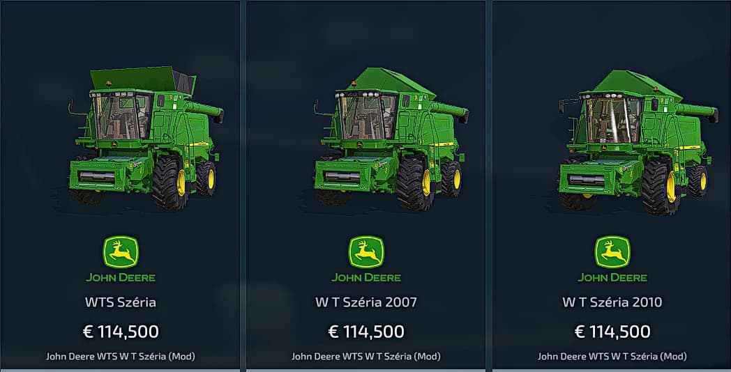 John Deere W T 2010 Series