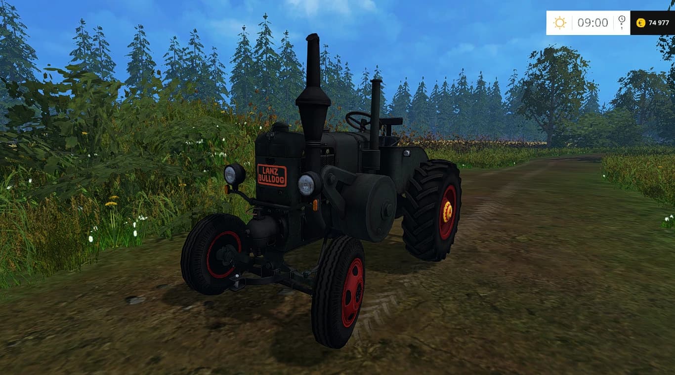 LANZ BULLDOG D9506 2WD NEW BLACK EXTRA HIT GERMAN