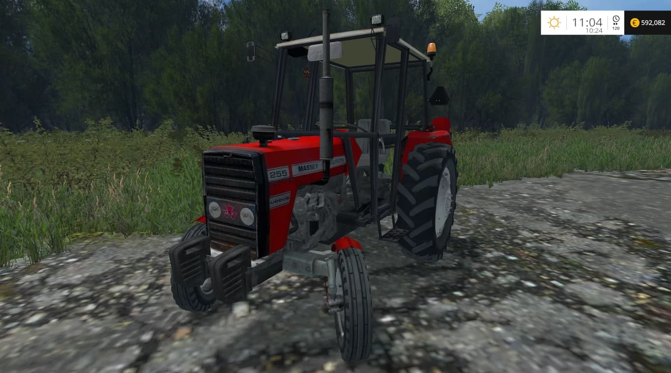 MASSEY FERGUSON 255 2WD OLD PERKINS CABINE EXTRA HIT