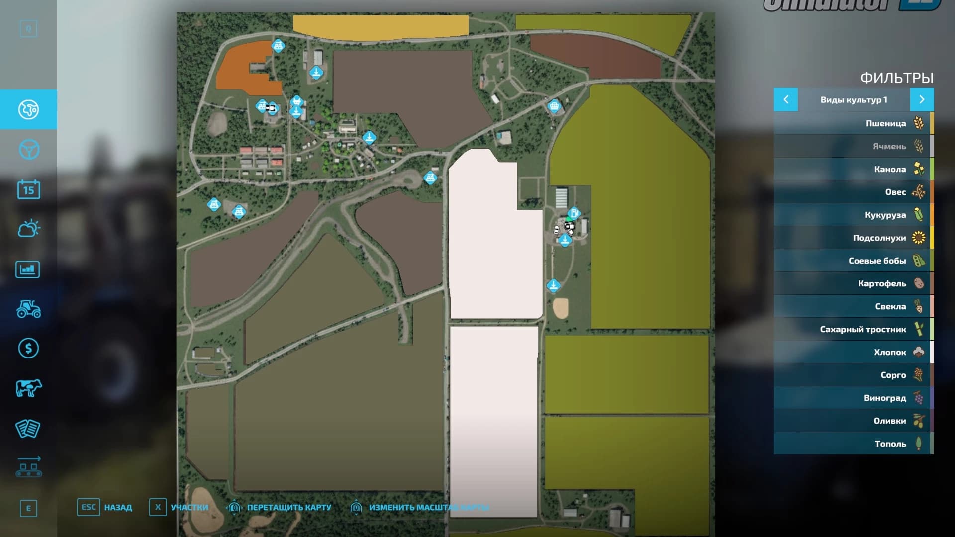 Map Budny traktorysta