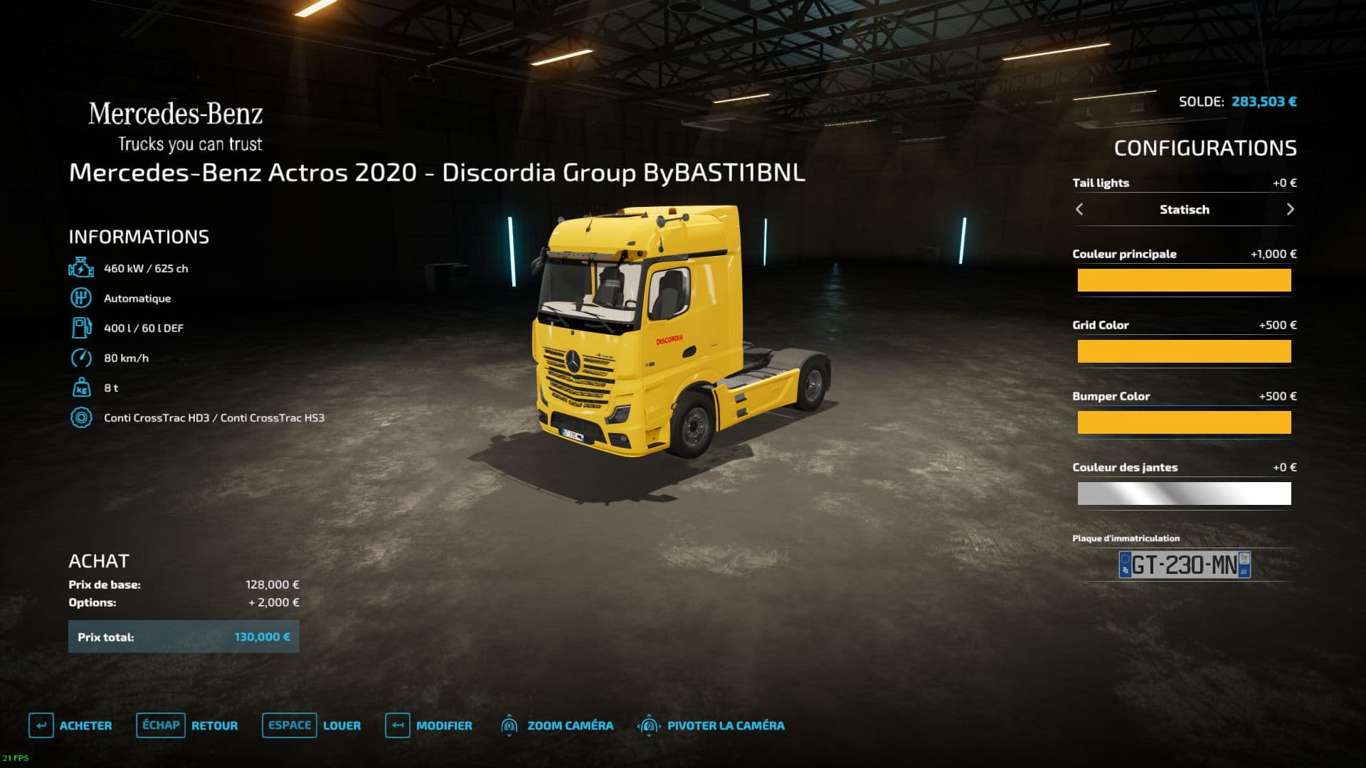 Mercedes Actros 2022 - Discordia Group