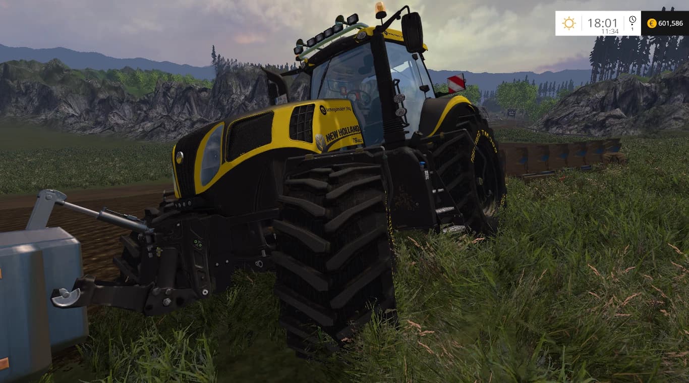 NEW HOLLAND T8.435 4WD NEW GOLD EXTRA HIT MEGA FS BLOG EDITION TUNING
