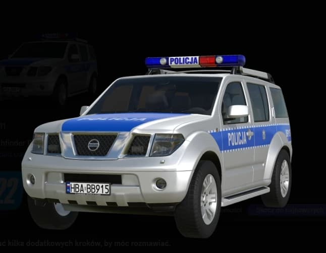 Nissan Pathfinder Policja